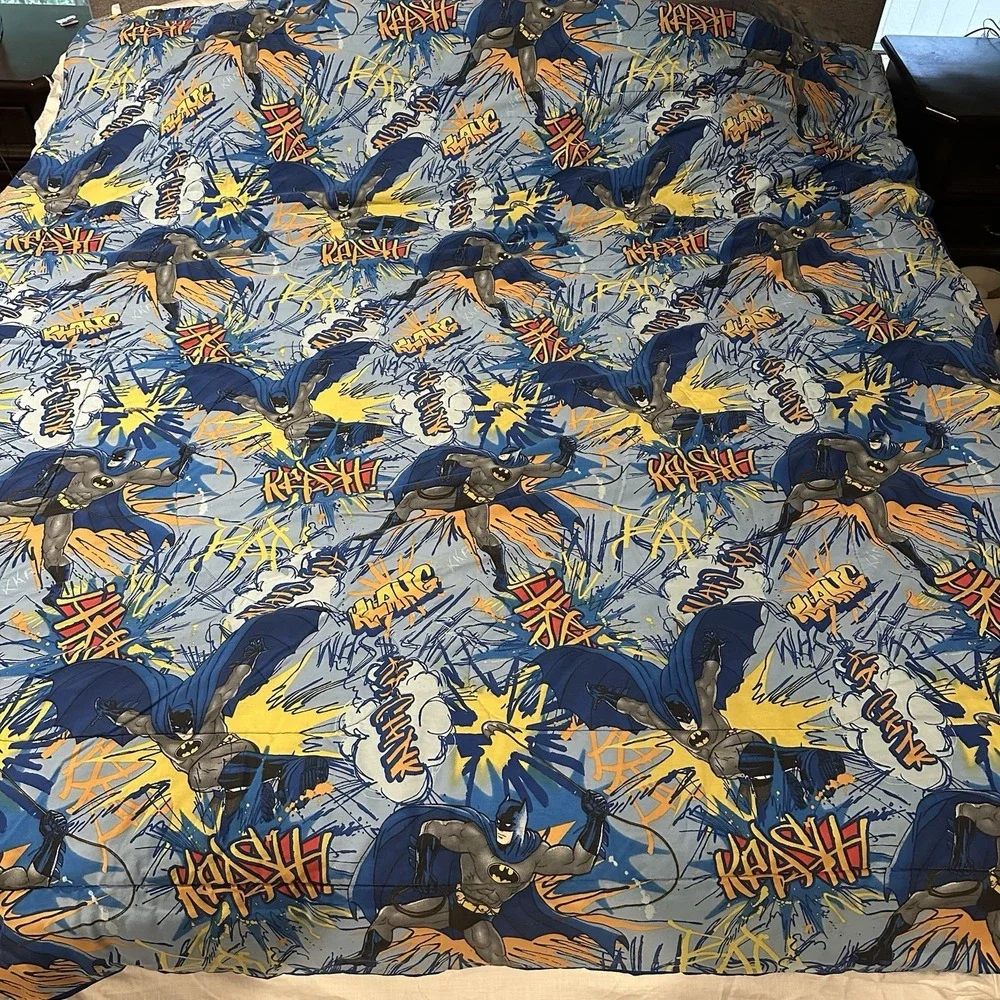 Batman The Brave And The Bold Comforter  Pillowcase  - Batman bedding kids 74x84